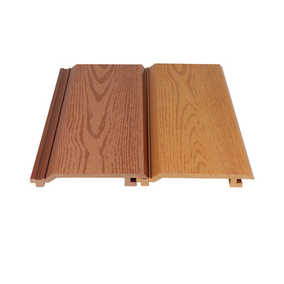 購入 防水145x20.5mm 木製プラスチック複合装飾パネル 茶色 WPC 外壁パネル 庭園用 オンライン製造