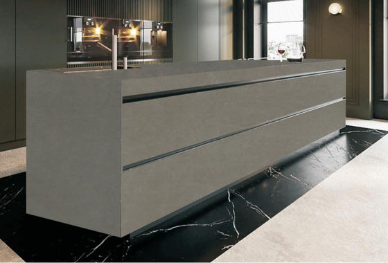 購入 曇り灰色 シンテレストーン・スラブ 1600x3200x12mm 滑らない オンライン製造