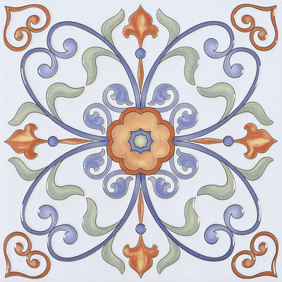 購入 20x20cm セラミック素朴なタイル、屋内床と壁用 オンライン製造
