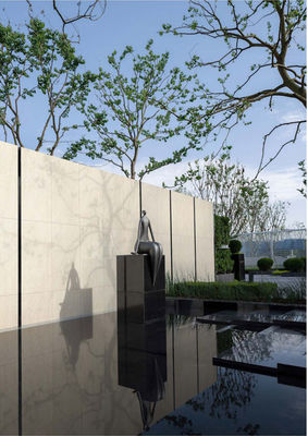 購入 ベージュマット粘土のカーテン壁タイル 600x1200mm 屋外 オンライン製造