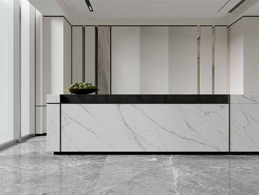 購入 Carrara マット 焼結石スラブ 1420x2700mm 屋内 オンライン製造