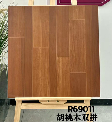 購入 600×600mm 防滑級 AAA レトロ 木製セラミックタイル ダイニングルーム ブラウン オンライン製造