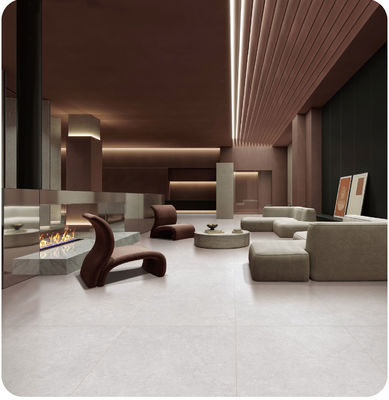 購入 ベージュ色 600×1200mm 室内床用抗菌ポルセランタイル オンライン製造