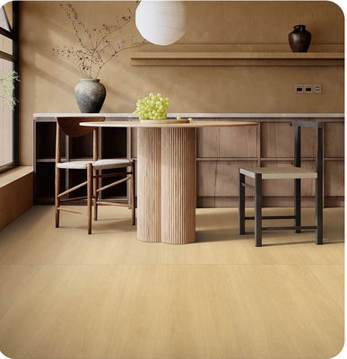 購入 ライトブラウン木目調磁器質タイル 600x1200mm AAAグレード オンライン製造