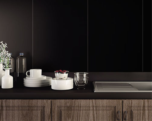 購入 黒釉磁器壁タイル 600x1200mm 屋内 AAAグレード オンライン製造