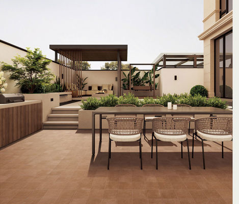 購入 ブラウン エコフレンドリー セラミック 床タイル 24x24 クレイ AAA グレード オンライン製造