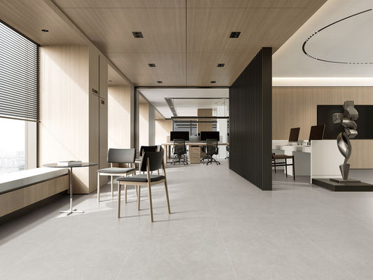 購入 ライトグレー レトロ 柔らかいガラスのポルセラン 壁タイル 48x24 インチ オンライン製造