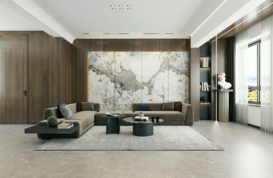 購入 床と壁用の白磨き艶出し磁器タイル900x1800mm オンライン製造