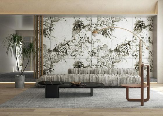 購入 屋内床用900x1800mmグレーポリッシュド艶出し磁器タイル オンライン製造