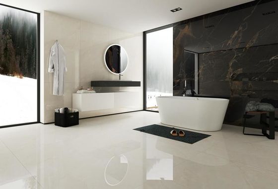 購入 900x1800mm ベージュ研磨艶出し磁器タイル 耐酸性 ノンスリップ オンライン製造