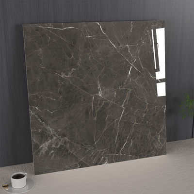 購入 Stylish and Durable 1mx1m Marble Porcelain Glazed Polished Tiles For Balcony Dark Gray MOQ 100CTNS オンライン製造