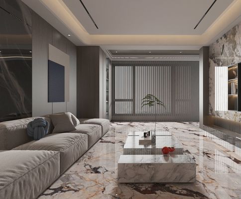 購入 バルコニー用1000x1000mmブラウン耐酸性エレガント屋内床研磨磁器質タイル オンライン製造