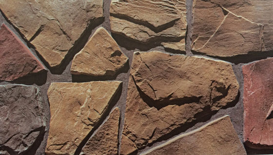 購入 AAA グレード オレンジ ベージュ 外壁用 培養石レンガ オンライン製造