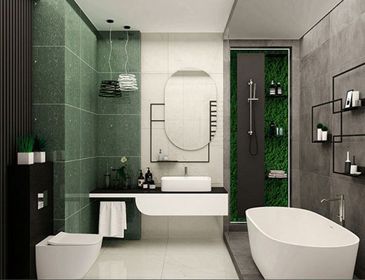 購入 600x600mm グリーンウォーターメロン 光沢磁器床タイル オンライン製造