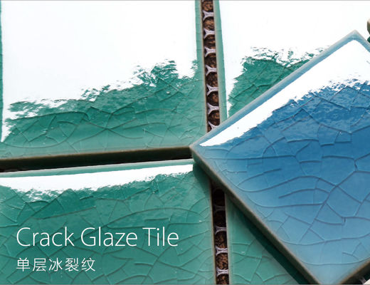 購入 303×303mm クラックガラスのプール モザイクタイル アルカリ防止 オンライン製造