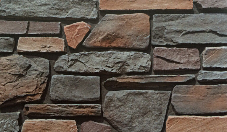ホームストーンの無作法な外的な培養された石の煉瓦W.A 0.03の装飾的な壁パネル