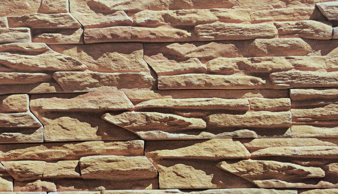 外部の芸術性によって培養される石の煉瓦美化の人工的な0.14cm