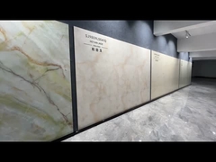 室内床設計とリビングルームのためのピンク900x1800x9mmの磨きグラスタイル