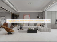 耐久性のあるW.A 0.05% 800x800mm 磨かれた艶出し磁器タイル リビングルーム用