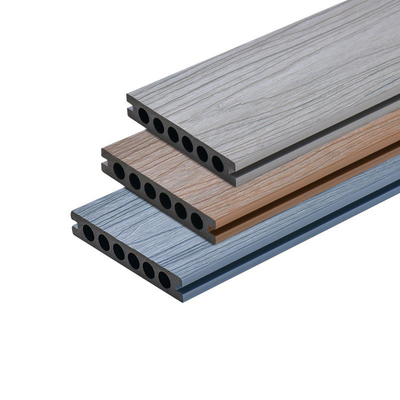 材料に床を張る防水屋外のプラスチック木製の板140x23mm WPCの外部のパネルの装飾のDecking