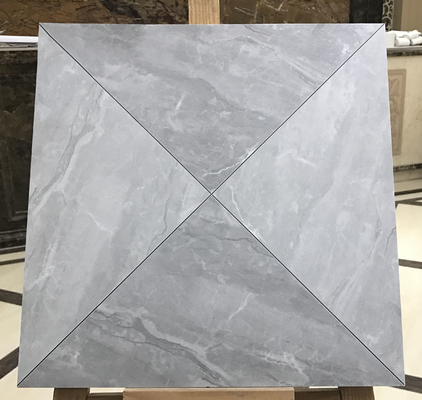 ウォータープローフ 400x400mm セラミック ローシック タイル リビングルームと 環境に優しい ベビーフェイス グレー 壁タイル キッチン