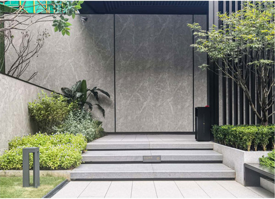 灰色マット 屋外カーテン壁 ポルセランタイル 60x120cm 建築用 プール用