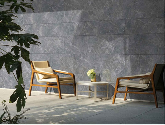 灰色 摩擦 耐える 外壁 石タイル 600x1200mm