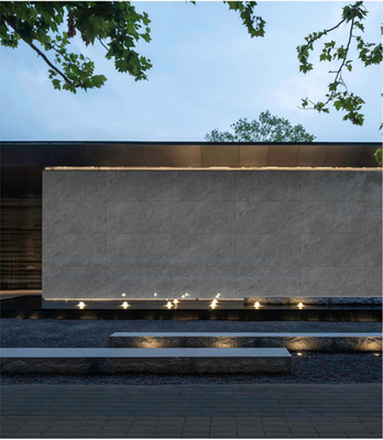 耐久性60x120cm グレーマット 屋外カーテン 背景 壁 建物のポルセランタイル