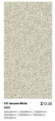 滑り止め粘土床タイル 300x300mm 600x1200mm 屋外ストーン