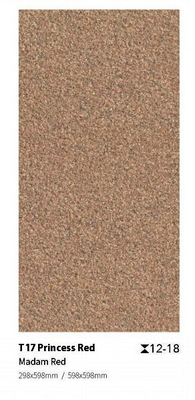 ISO9001 赤 400x400x30mm 庭の床舗装タイル