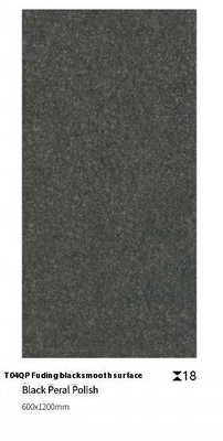 黒 1200x600x18mm 滑らかな表面 全身 床 歩道タイル プール周辺