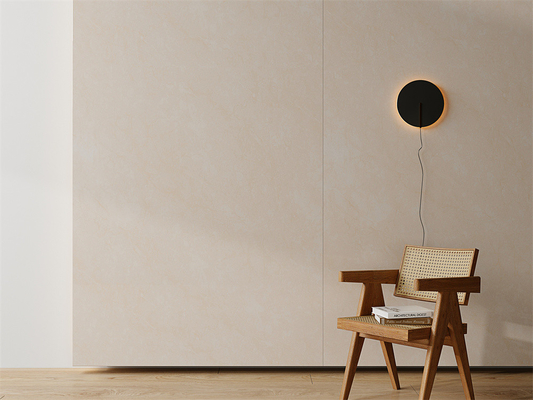ベージュ 160x320cm 磨き合わせたシントラストーン・スラブ リビングルーム用