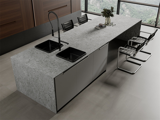 ライトグレー 1600×3200mm マット シンテレストーン・スラブ