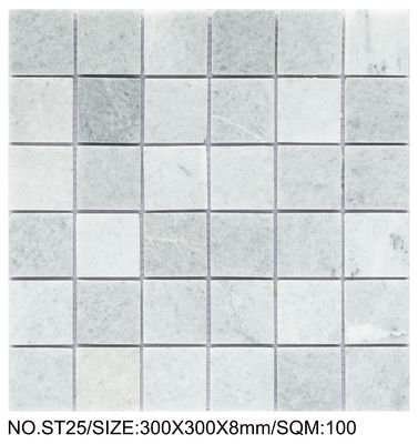 ファイアブリック正方形 300x300mm 天然石モザイク ダイニングルームとリビングルーム用