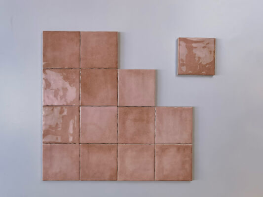 キッチンと浴室のための青色耐磨10x10cmセラミック壁タイル