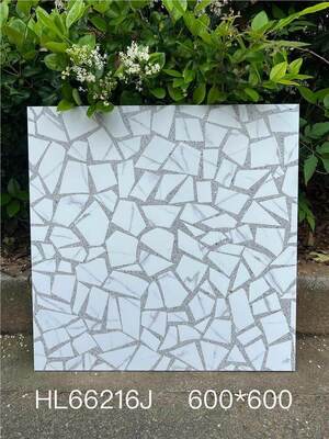 グレー 600×600mm 室内床 トラゾー セラミックタイル 浴室とバルコニー