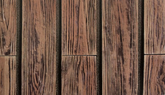 500SQM 14mmの壁の石のタイル木穀物のセメント塀のための0.03吸収