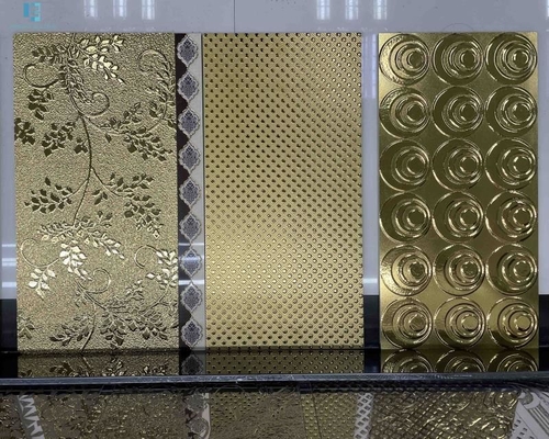 600x1200mmの金色の床タイルの浴室のPocelainの壁のタイル
